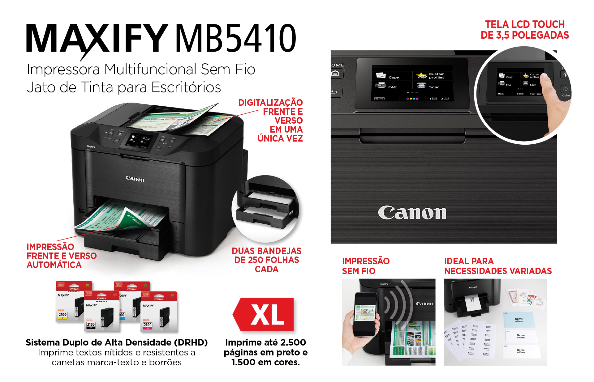 Impressora Multifuncional MAXIFY MB5410