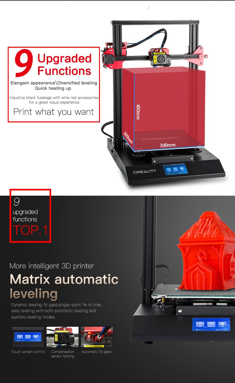 Official Creality CR-10S Pro 3D Printer