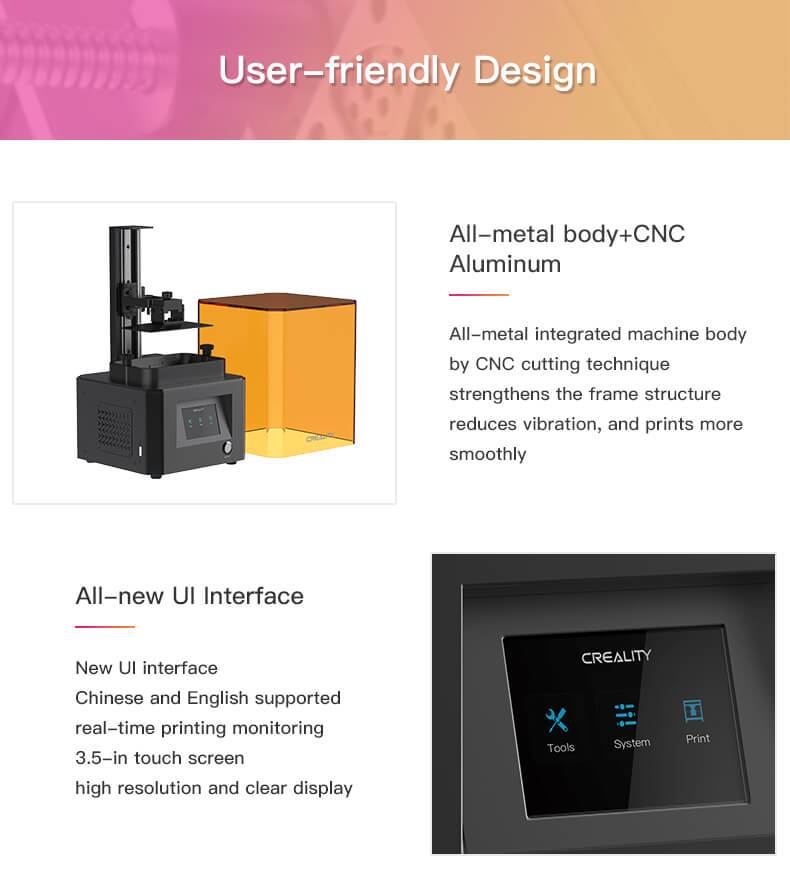 Creality LD-002R LCD Resin 3d Printer