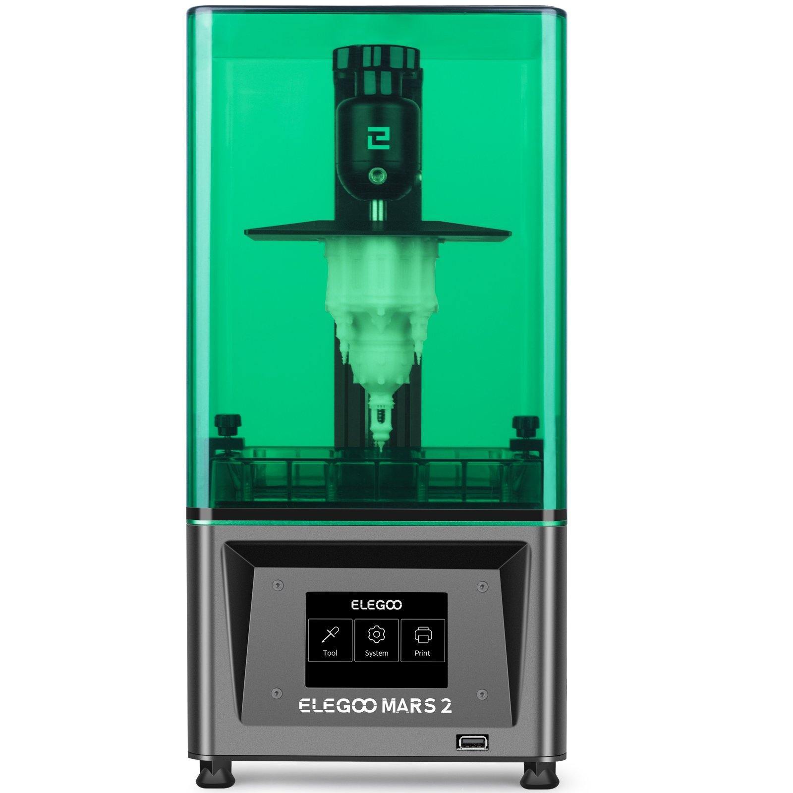 ELEGOO Mars 2 Mono LCD MSLA Resin 3D Printer