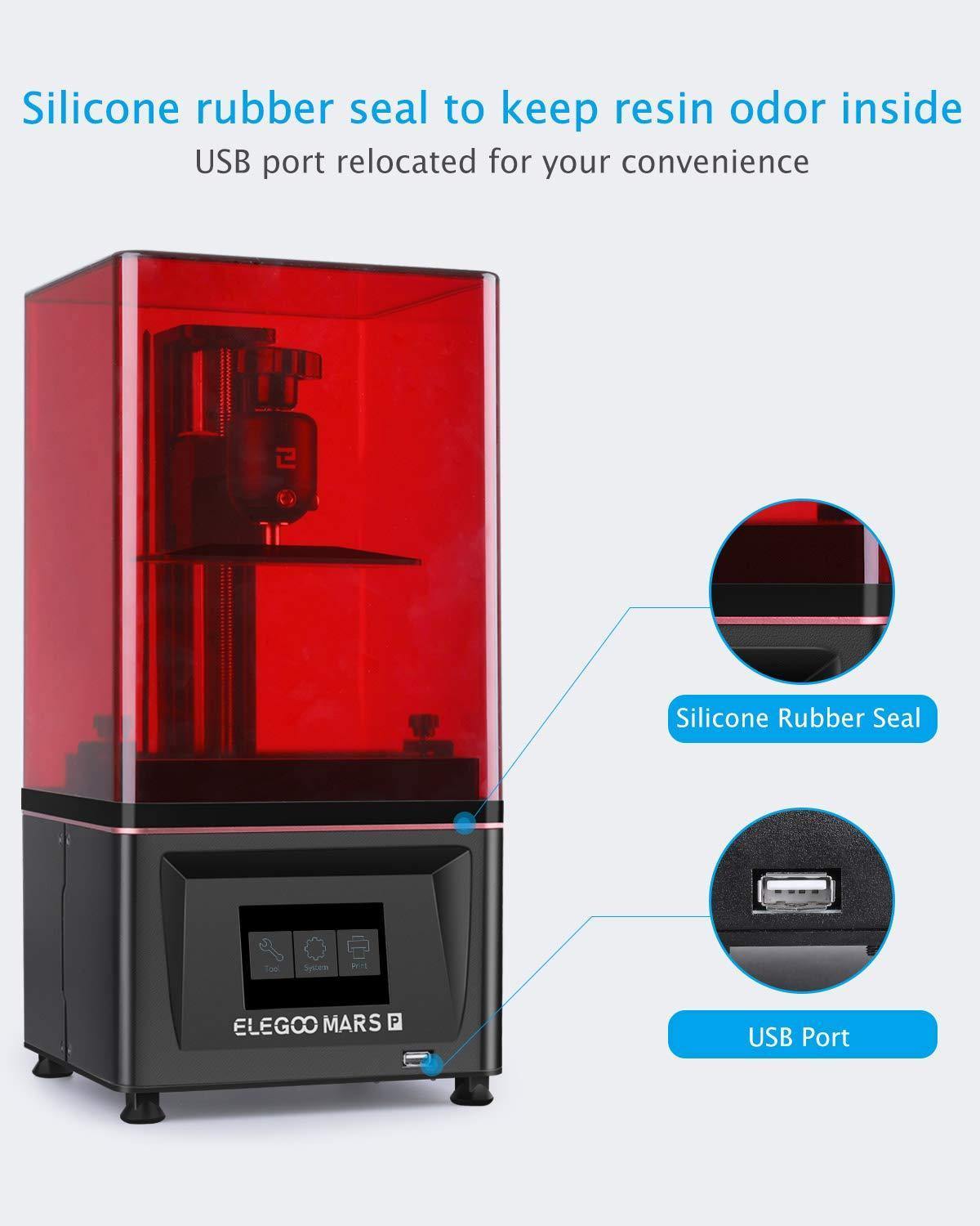 ELEGOO Mars Pro LCD MSLA 3D Printer with Air-Purifier