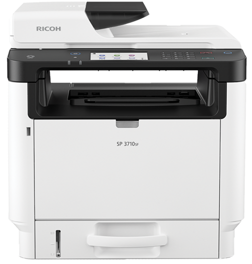 SP 3710SF Black and White Laser Multifunction Printer